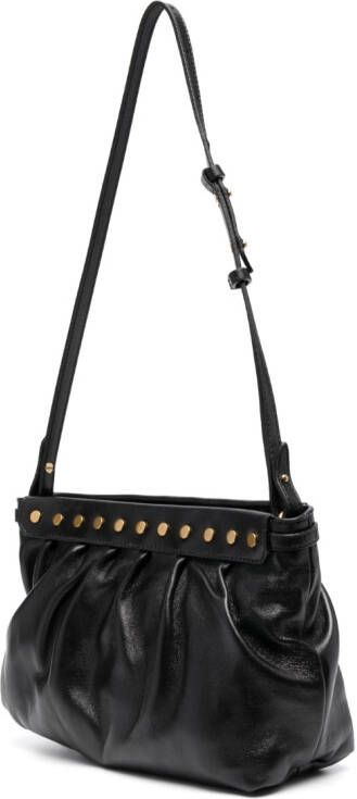 ISABEL MARANT Clutch met logoprint Zwart