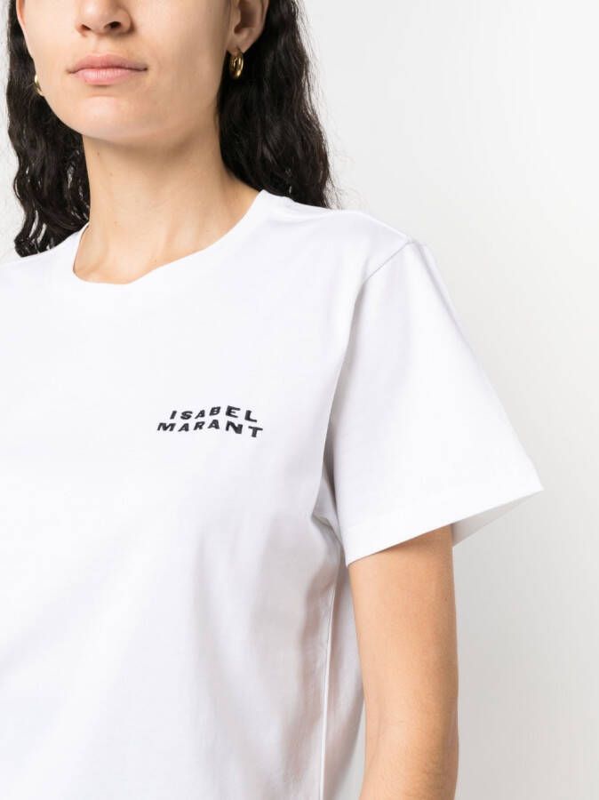 ISABEL MARANT T-shirt met logoprint Wit