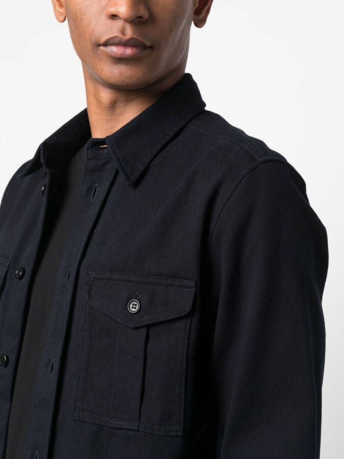 MARANT Katoenen overhemd Zwart