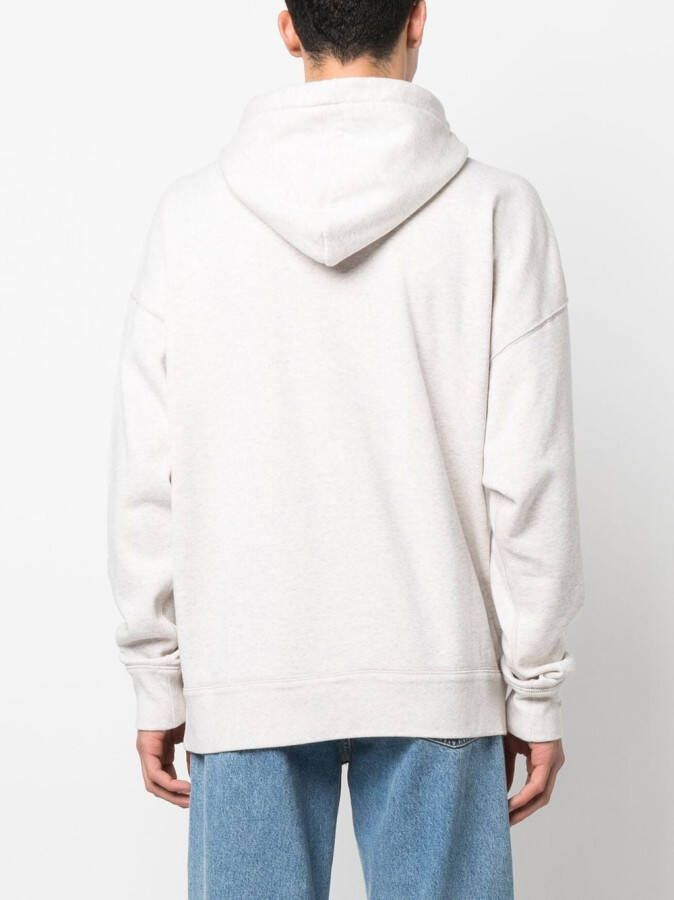 MARANT Hoodie met geborduurd logo Beige