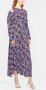 ISABEL MARANT Maxi-jurk met bloemenprint Paars - Thumbnail 2