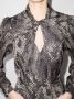 ISABEL MARANT Maxi-jurk met print Zwart - Thumbnail 4