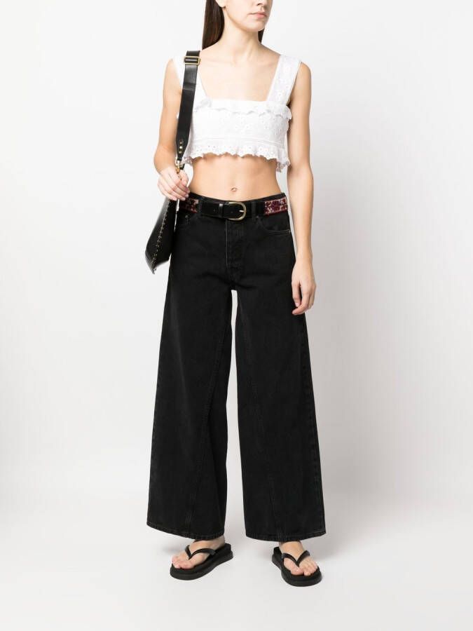 ISABEL MARANT Cropped top Wit