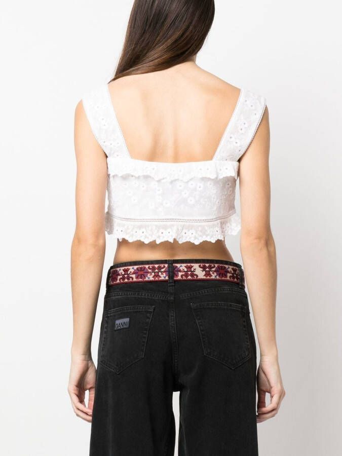 ISABEL MARANT Cropped top Wit