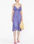 ISABEL MARANT Midi-jurk met bloemenprint Blauw - Thumbnail 2