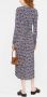 ISABEL MARANT Midi-jurk met bloemenprint Grijs - Thumbnail 2