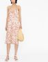 ISABEL MARANT Paysa midi-jurk met bloemenprint Wit - Thumbnail 2