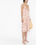 ISABEL MARANT Paysa midi-jurk met bloemenprint Wit - Thumbnail 3