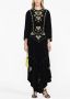 ISABEL MARANT Midi-jurk met borduurwerk Zwart - Thumbnail 2
