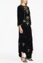 ISABEL MARANT Midi-jurk met borduurwerk Zwart - Thumbnail 4