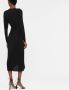 ISABEL MARANT Midi-jurk met lange mouwen Zwart - Thumbnail 3