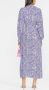 ISABEL MARANT Midi-jurk met paisley-print Blauw - Thumbnail 4