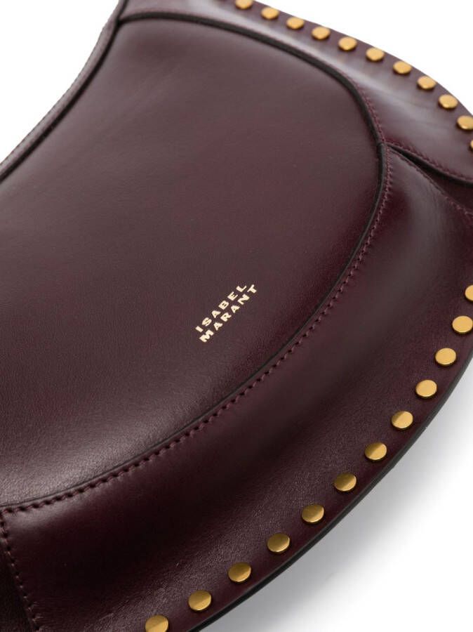 ISABEL MARANT Naoko Hobo leren schoudertas Rood