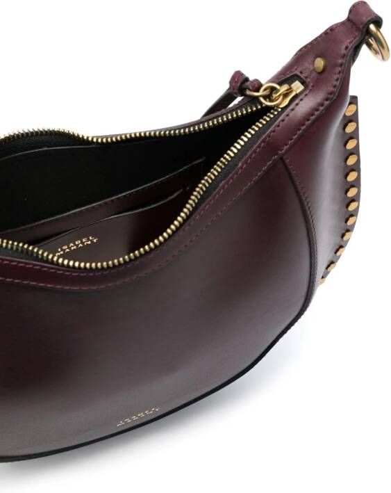 ISABEL MARANT Naoko Hobo leren schoudertas Rood
