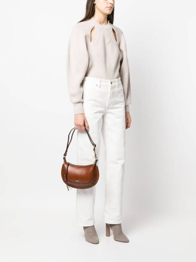 ISABEL MARANT Oskan Moon schoudertas Bruin