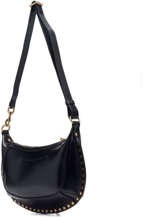 ISABEL MARANT Oskan Moon schoudertas met studs Zwart