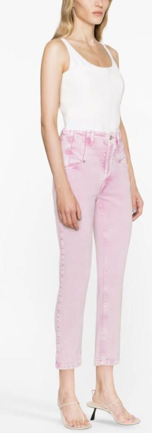 ISABEL MARANT Cropped jeans Roze