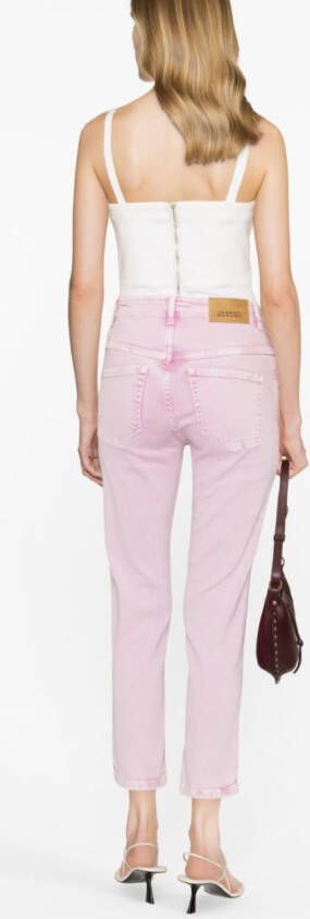 ISABEL MARANT Cropped jeans Roze