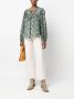 ISABEL MARANT Ametissa blouse met gestrikte voorkant Groen - Thumbnail 2