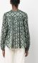 ISABEL MARANT Ametissa blouse met gestrikte voorkant Groen - Thumbnail 4