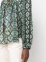 ISABEL MARANT Ametissa blouse met gestrikte voorkant Groen - Thumbnail 5