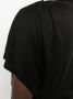 ISABEL MARANT T-shirt met ruche Zwart - Thumbnail 5