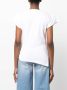 ISABEL MARANT Asymmetrisch T-shirt Wit - Thumbnail 4