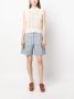 ISABEL MARANT Faye semi-doorzichtige top Beige - Thumbnail 2