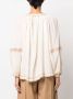 ISABEL MARANT Clive blouse met pailletten Beige - Thumbnail 4