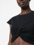 ISABEL MARANT Cropped T-shirt Zwart - Thumbnail 5