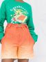 ISABEL MARANT Shorts met tie-dye print Oranje - Thumbnail 5