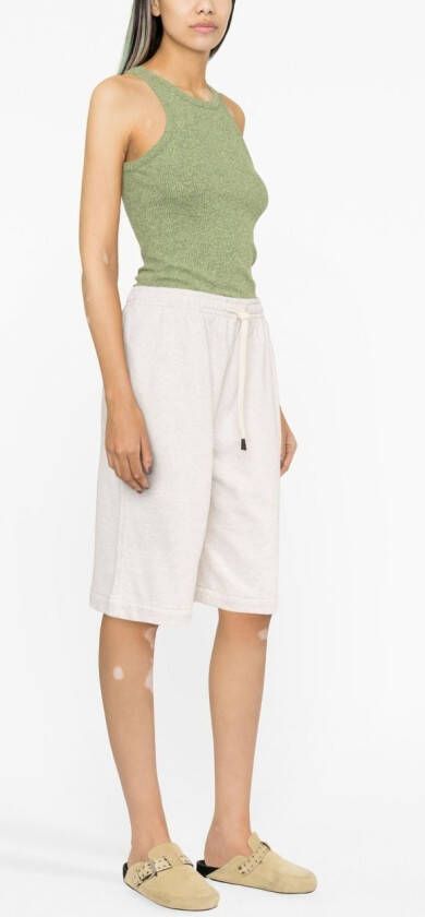 ISABEL MARANT Mahelo shorts met trekkoord Beige