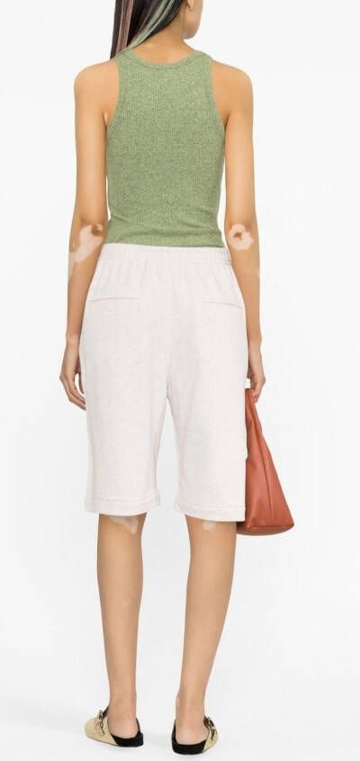 ISABEL MARANT Mahelo shorts met trekkoord Beige