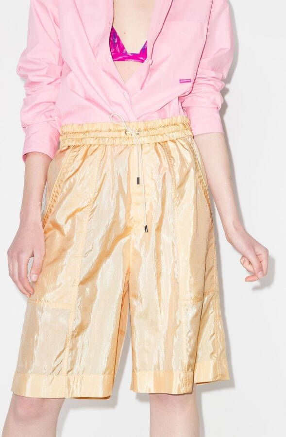 ISABEL MARANT Shorts met trekkoordtaille Geel