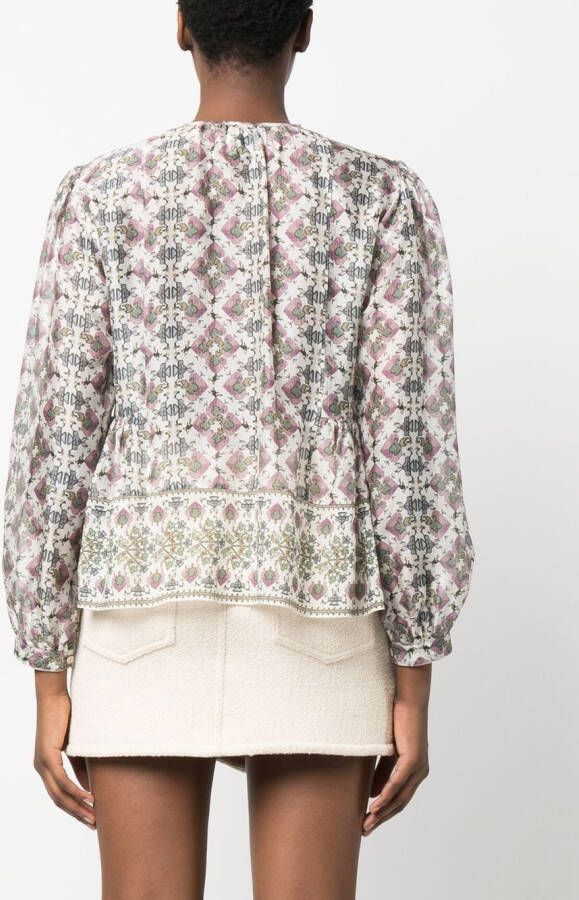ISABEL MARANT Moeni blouse Beige