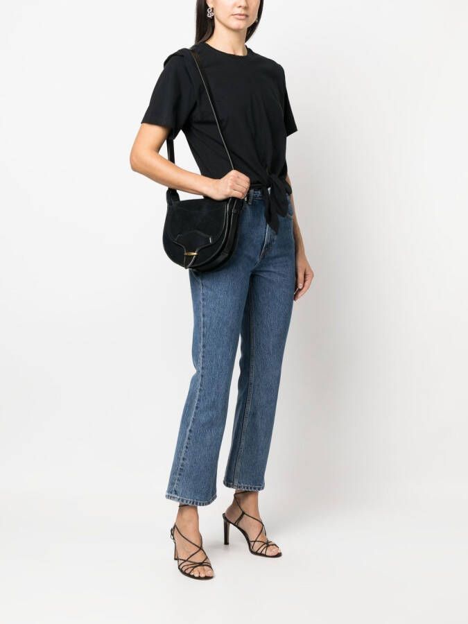 ISABEL MARANT Botsy suède crossbodytas Zwart