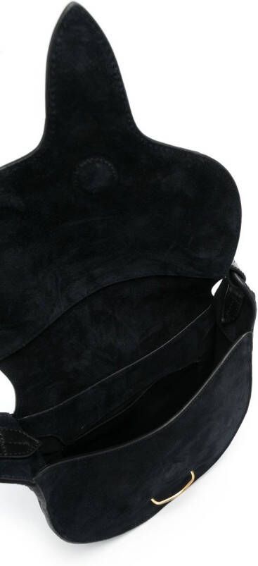 ISABEL MARANT Botsy suède crossbodytas Zwart