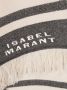 ISABEL MARANT Sjaal met geborduurd logo Beige - Thumbnail 2