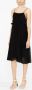 ISABEL MARANT Midi-jurk met vierkante hals Zwart - Thumbnail 2