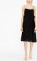 ISABEL MARANT Midi-jurk met vierkante hals Zwart - Thumbnail 4