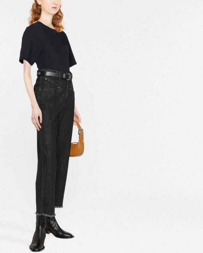 ISABEL MARANT T-shirt met korset Zwart