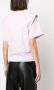 ISABEL MARANT T-shirt met gestrikte taille Roze - Thumbnail 4