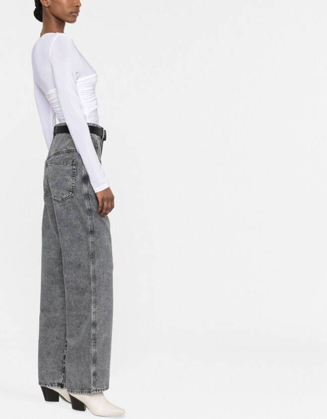 ISABEL MARANT Top met gesmockt detail Wit