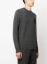 MARANT Evans logo-intarsia trui Grijs - Thumbnail 3