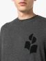 MARANT Evans logo-intarsia trui Grijs - Thumbnail 5
