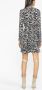 ISABEL MARANT Lara mini-jurk met bloemenprint Zwart - Thumbnail 4