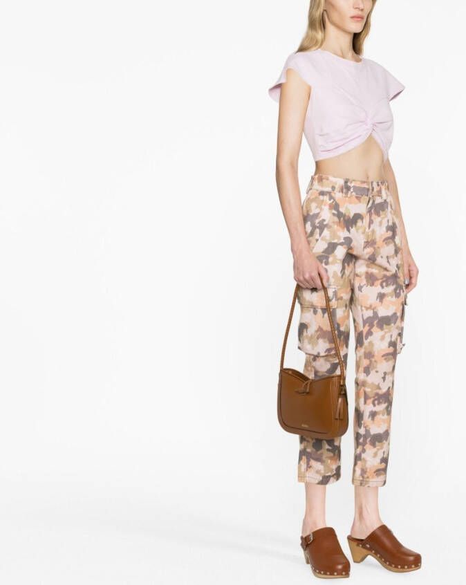 ISABEL MARANT Schoudertas met VLOGO Bruin