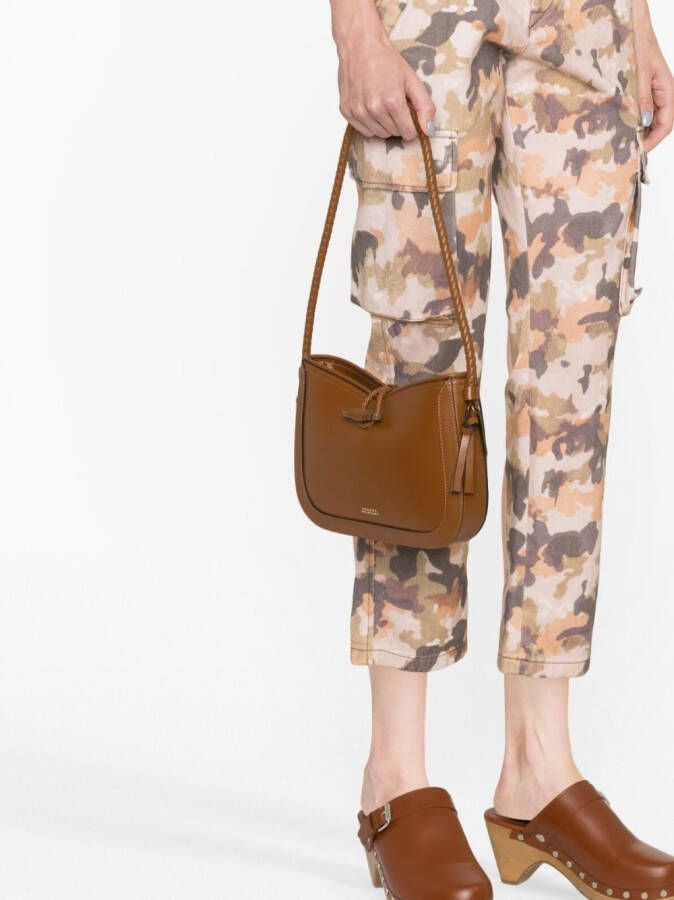 ISABEL MARANT Schoudertas met VLOGO Bruin