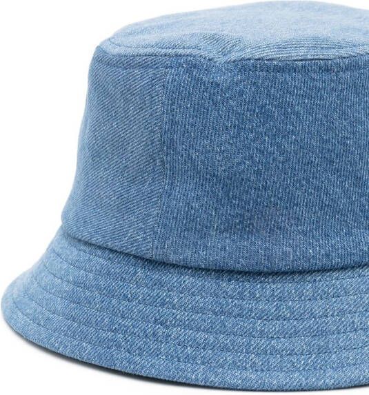 ISABEL MARANT Haley vissershoed met geborduurd logo Blauw
