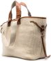 ISABEL MARANT Wardy shopper met geweven design Beige - Thumbnail 3